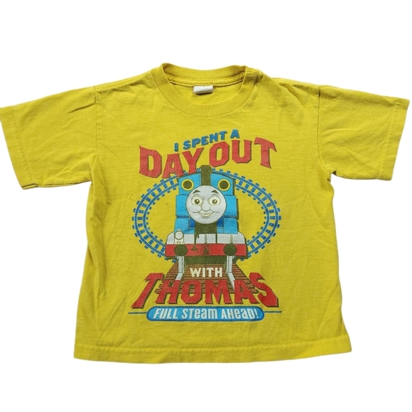 2010s Thomas The Train Graphic Tshirt Sz 4T - Picture 1 of 8